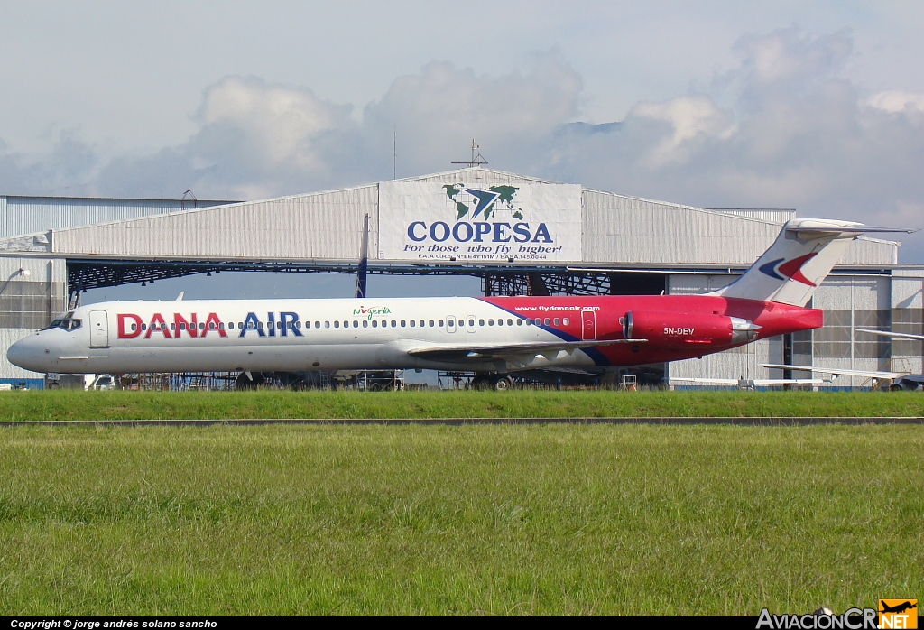 5N-DEV - McDonnell Douglas MD-83 (DC-9-83) - Dana Air