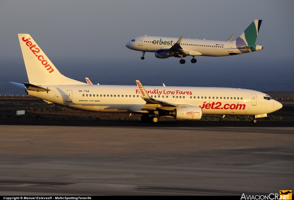 OK-TSA - Boeing 737-8S3 - Jet2.com