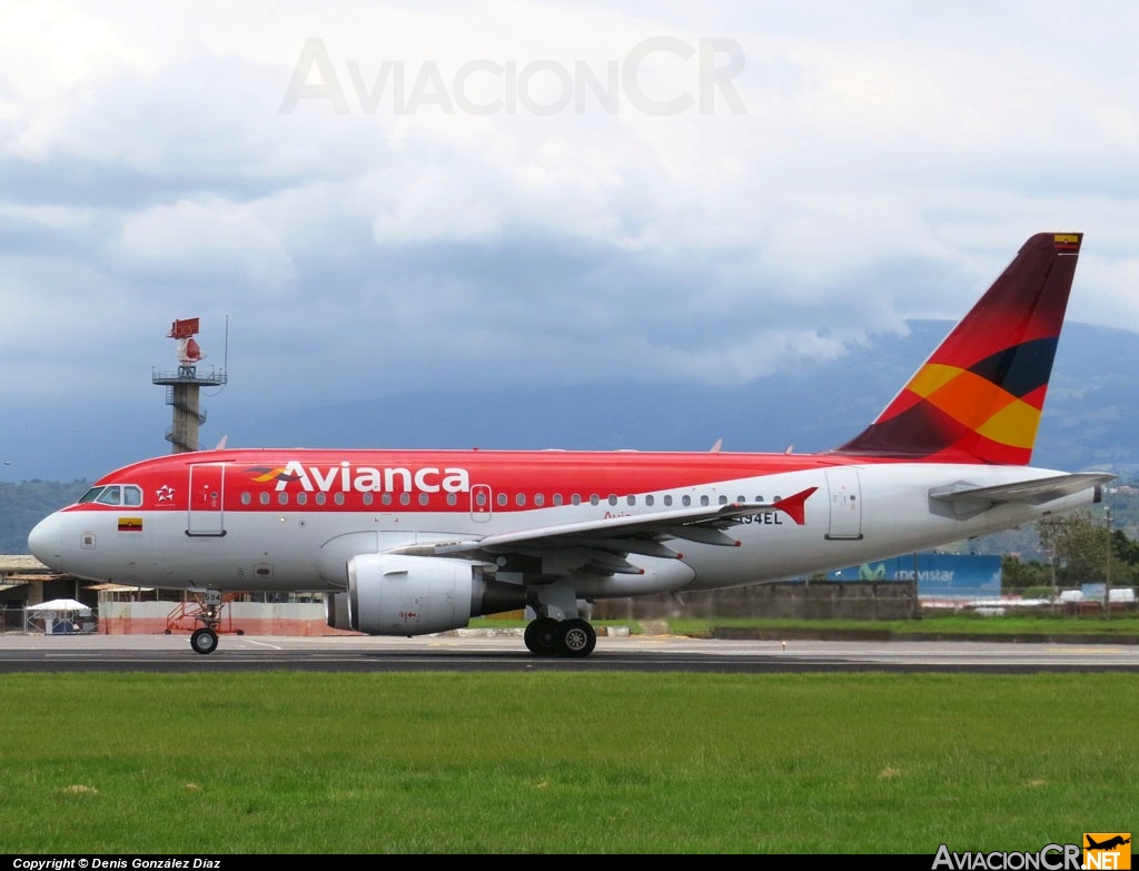 N594EL - Airbus A318-111 - Avianca