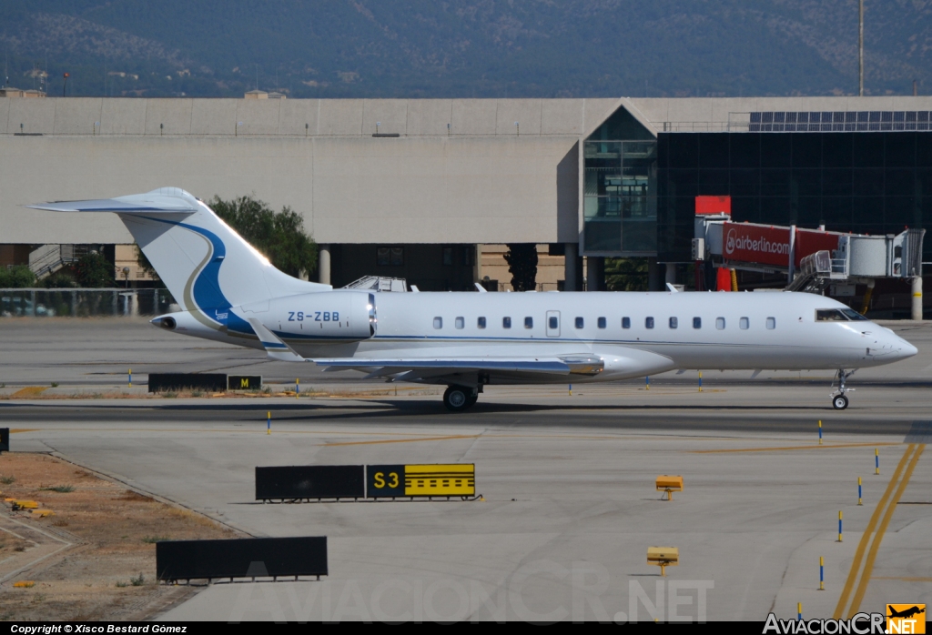 ZS-ZBB - Bombardier BD-700-1A10 Global Express - Privado