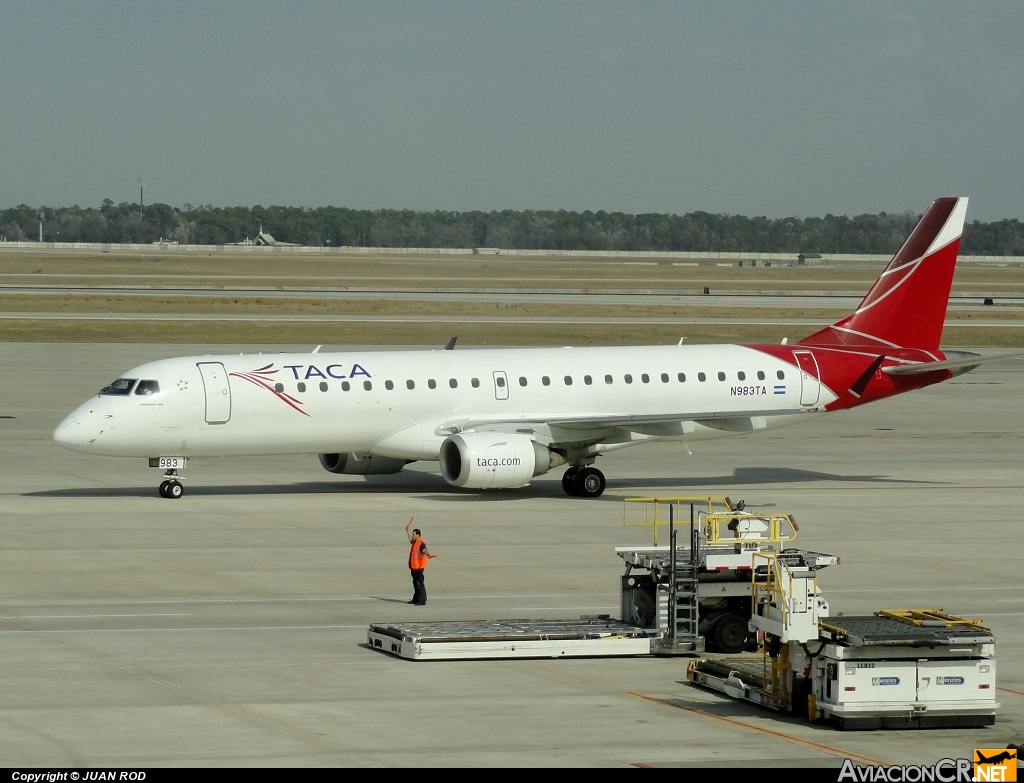 N983TA - Embraer 190-100IGW - TACA