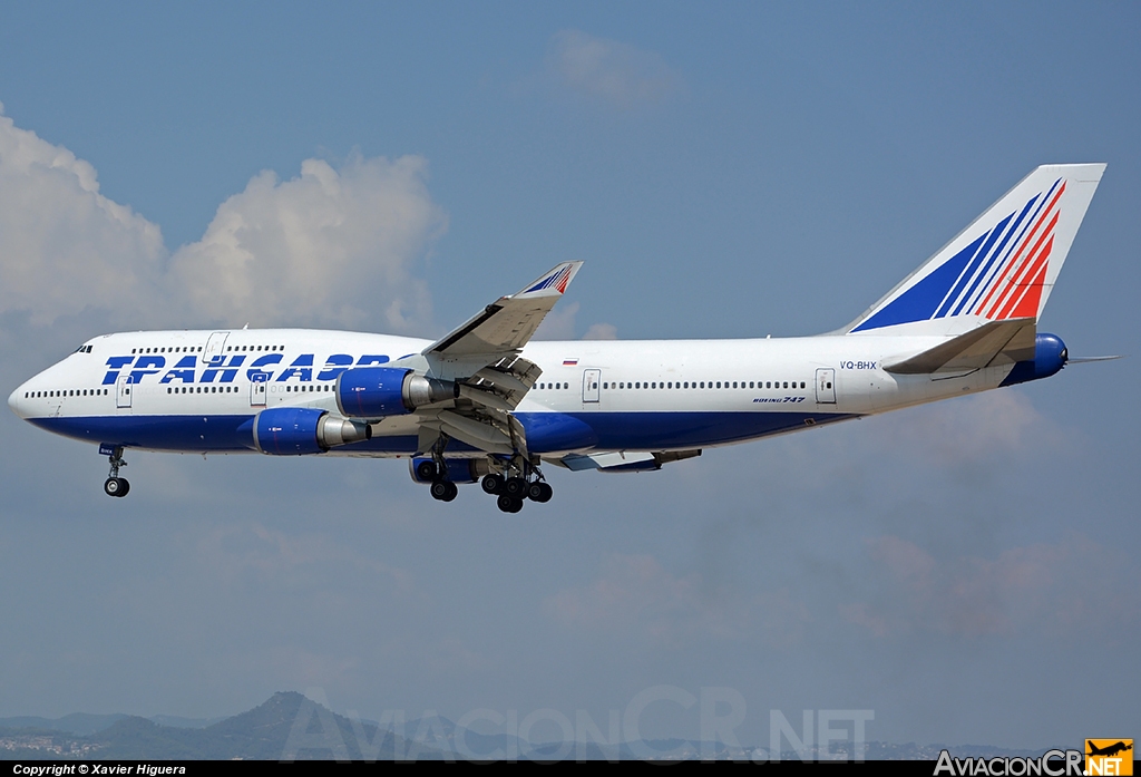 VQ-BHX - Boeing 747-4F6 - Transaero Airlines