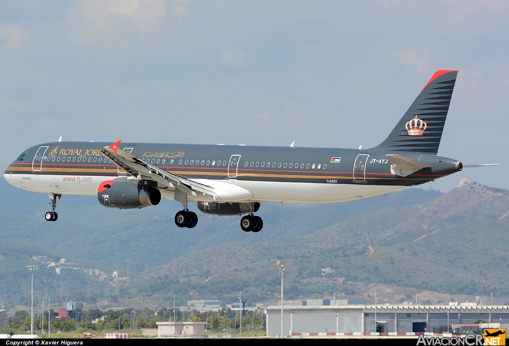 JY-AYJ - Airbus A321-231 - Royal Jordanian Airline