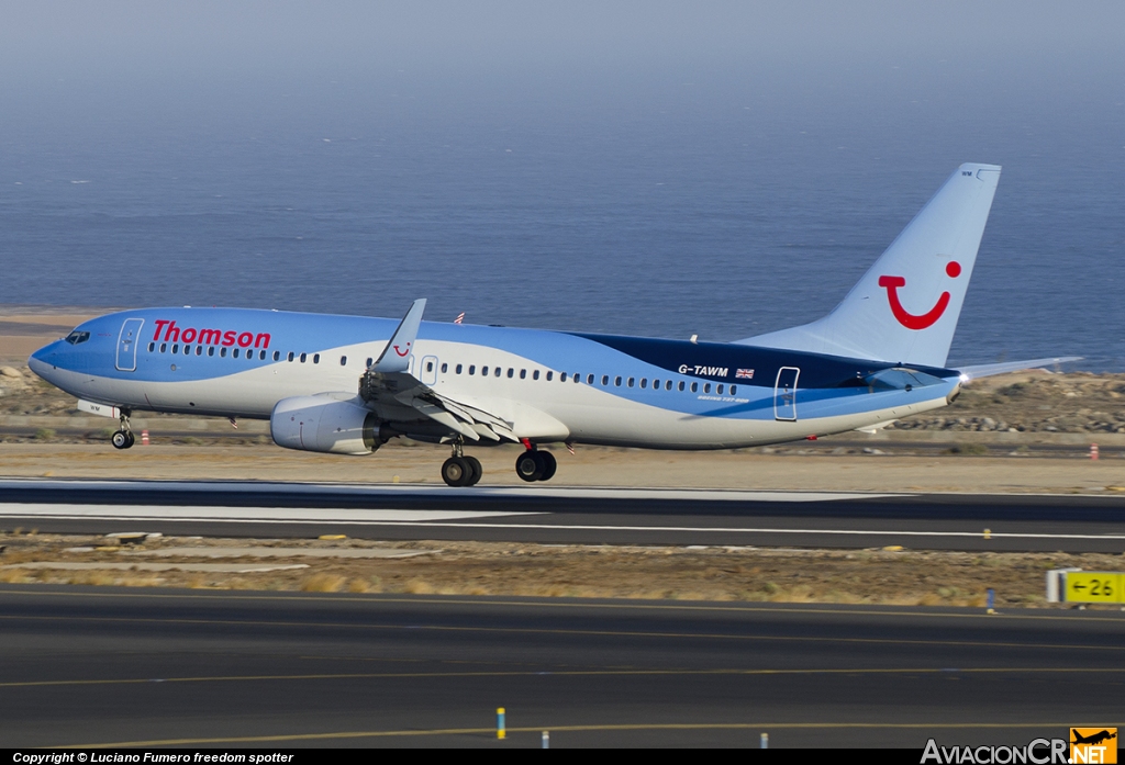 G-TAWM - Boeing 737-8K5 - Thomson Airways