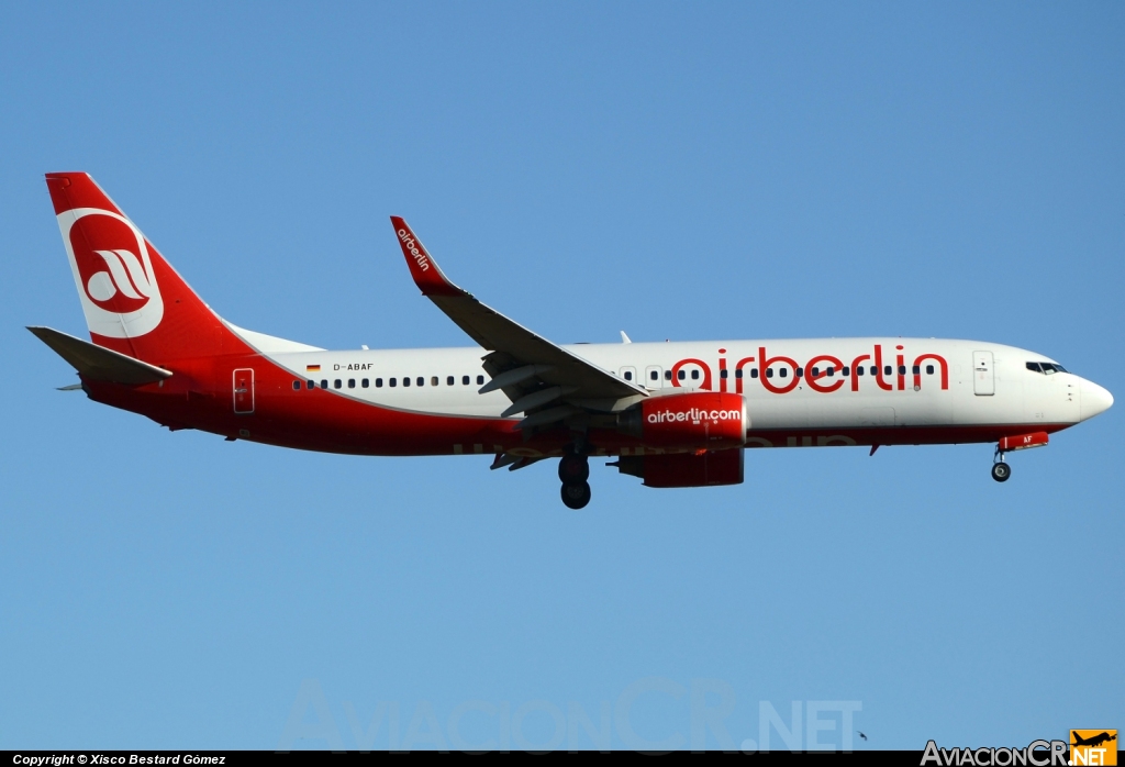 D-ABAF - Boeing 737-86J - Air Berlin