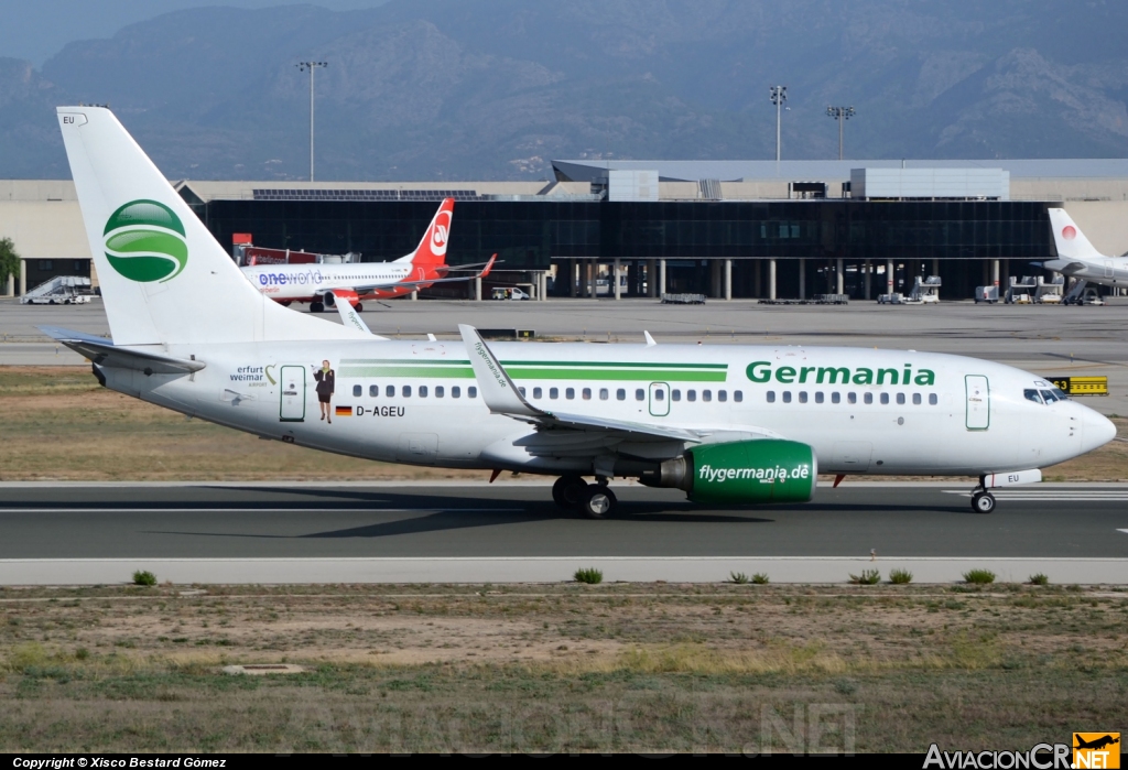 D-AGEU - Boeing 737-75B - Germania