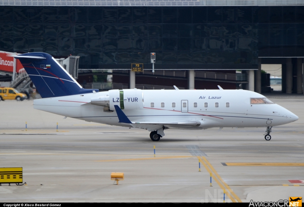 LZ-YUR - Canadair CL-600-2B16 Challenger 604 - Air Lazur