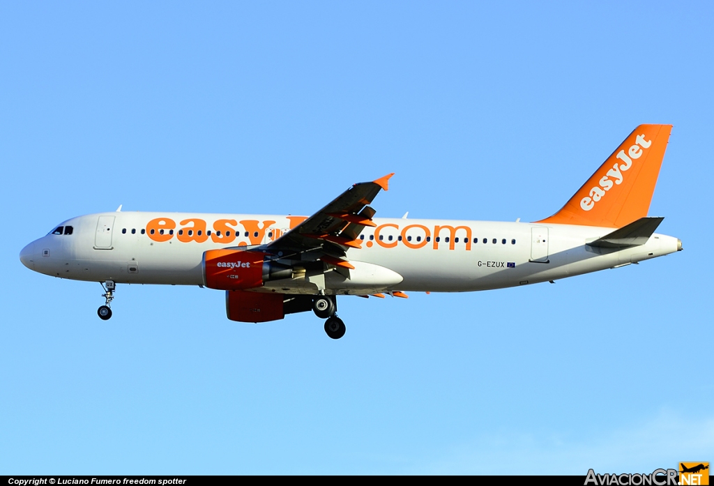 G-EZUX - Airbus	A320-214 - EasyJet