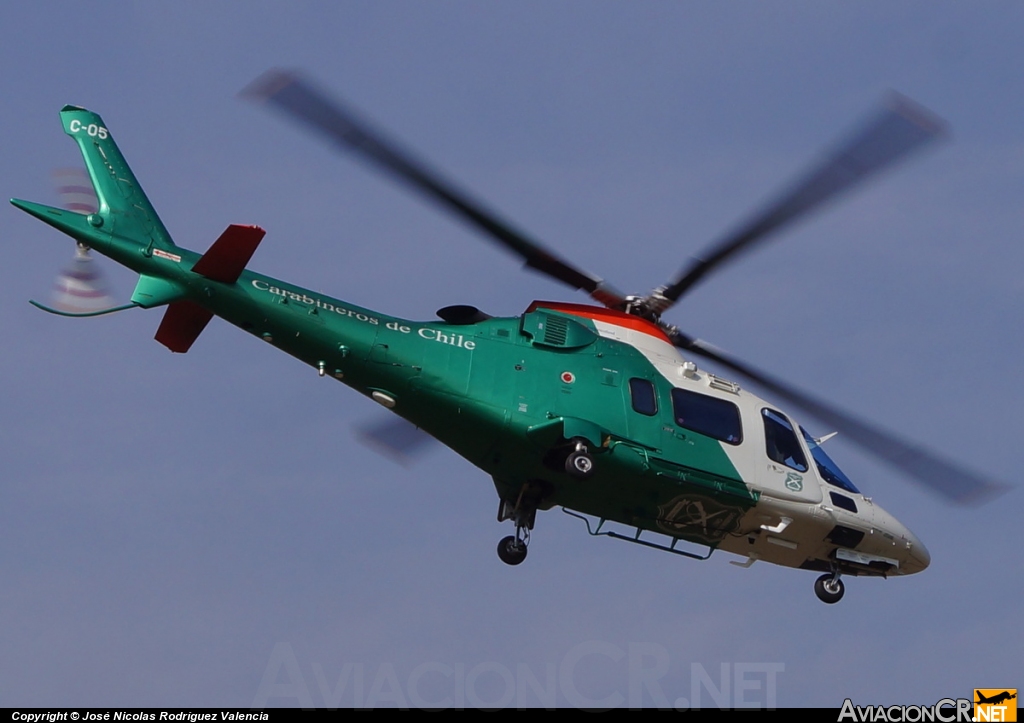 C-05 - Agusta A-109E Power - Prefectura Aeropolicial de Carabineros de Chile
