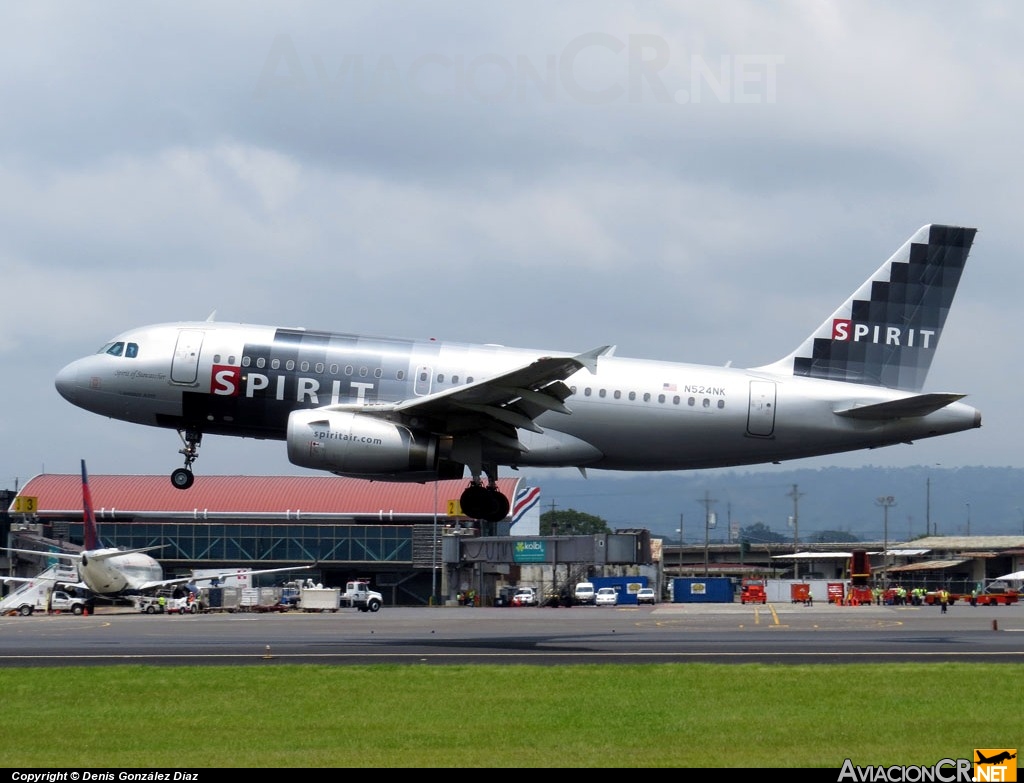 N524NK - Airbus A319-132 - Spirit