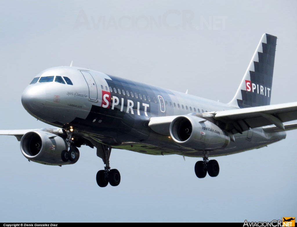 N524NK - Airbus A319-132 - Spirit