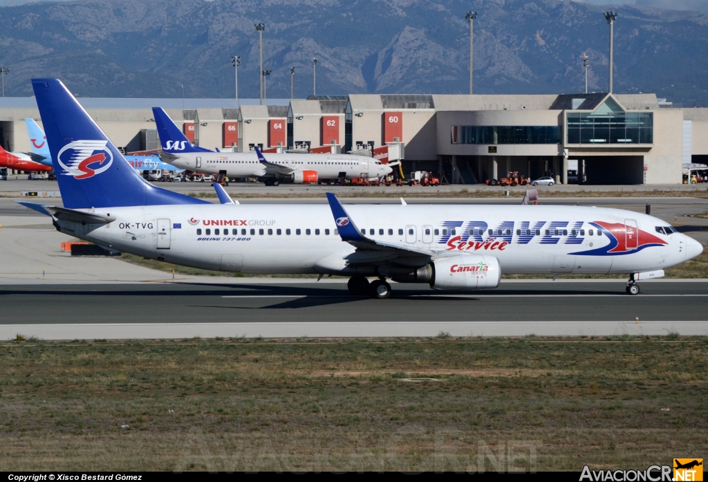 OK-TVG - Boeing 737-8Q8 - Travel Service