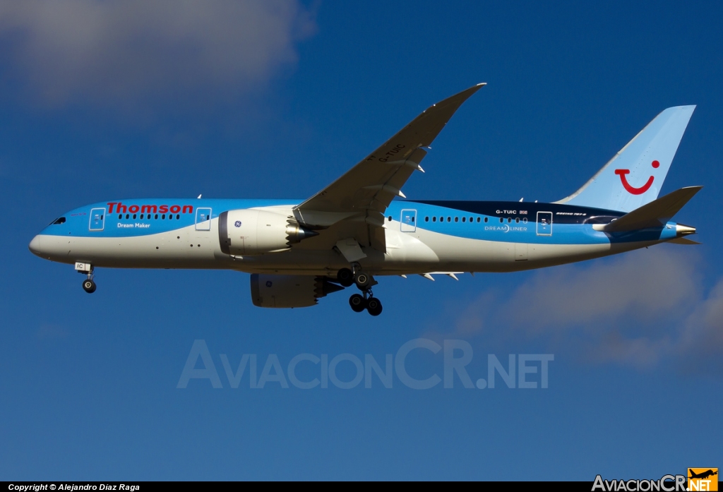 G-TUIC - Boeing 787-8 Dreamliner - Thomson Airways