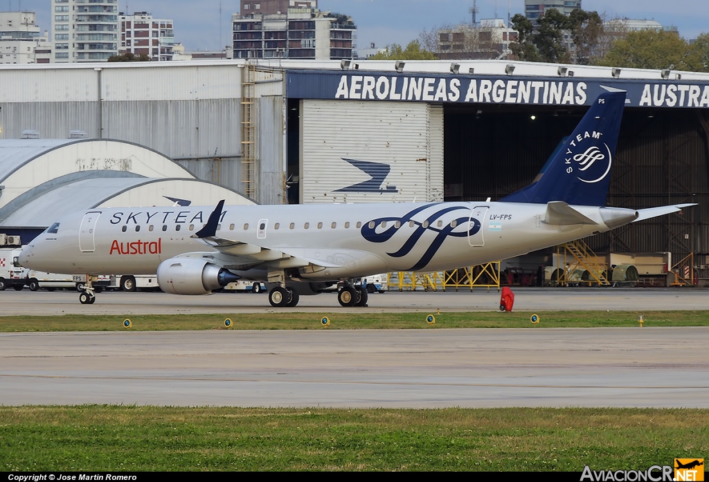 LV-FPS - Embraer ERJ-190-100AR - Austral Líneas Aéreas