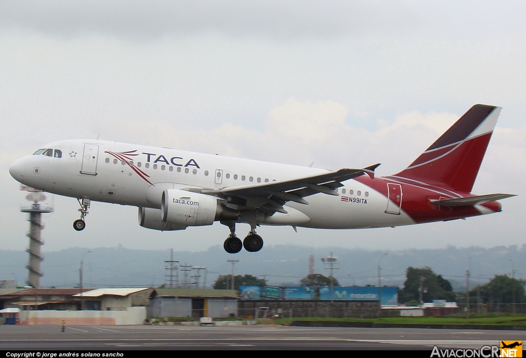 N991TA - Airbus A319-112 - TACA