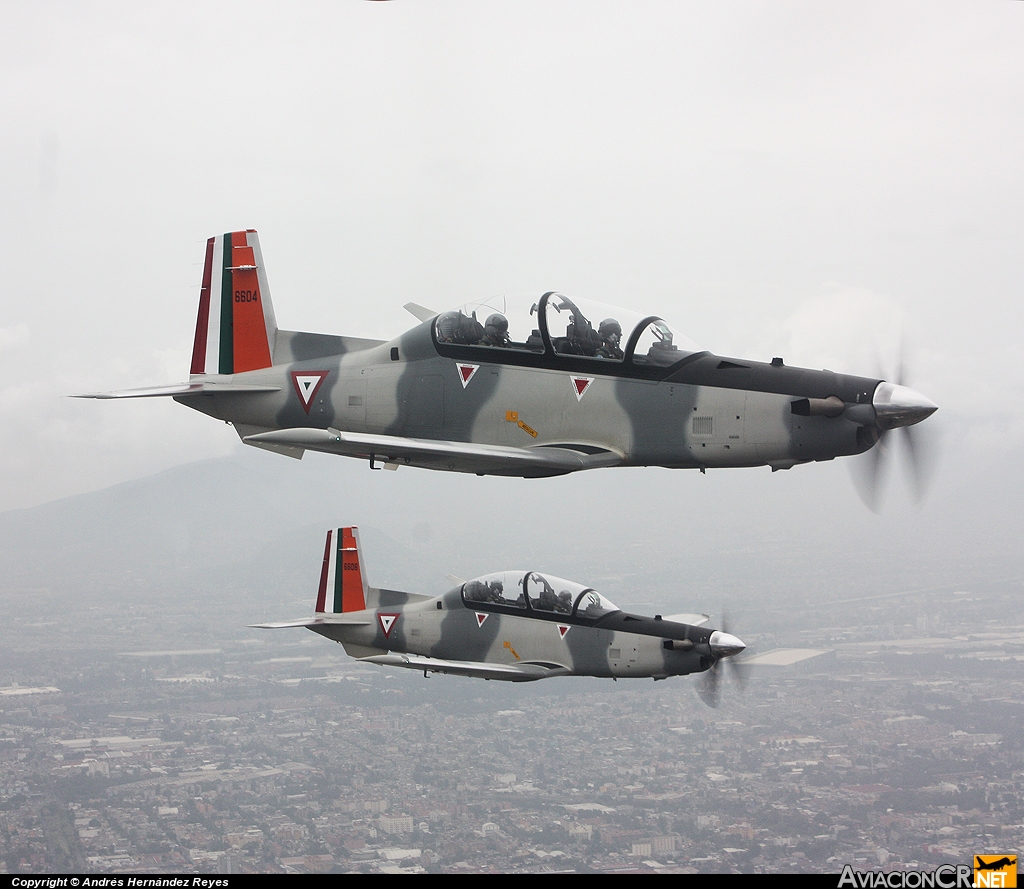 6604 - Beechcraft  T6-C Texan II - Fuerza Aerea Mexicana FAM