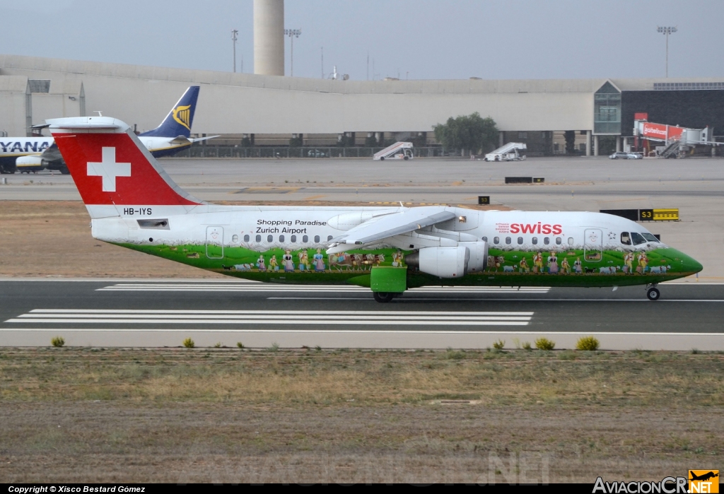 HB-IYS - British Aerospace Avro 146-RJ100 - Swiss International Air Lines