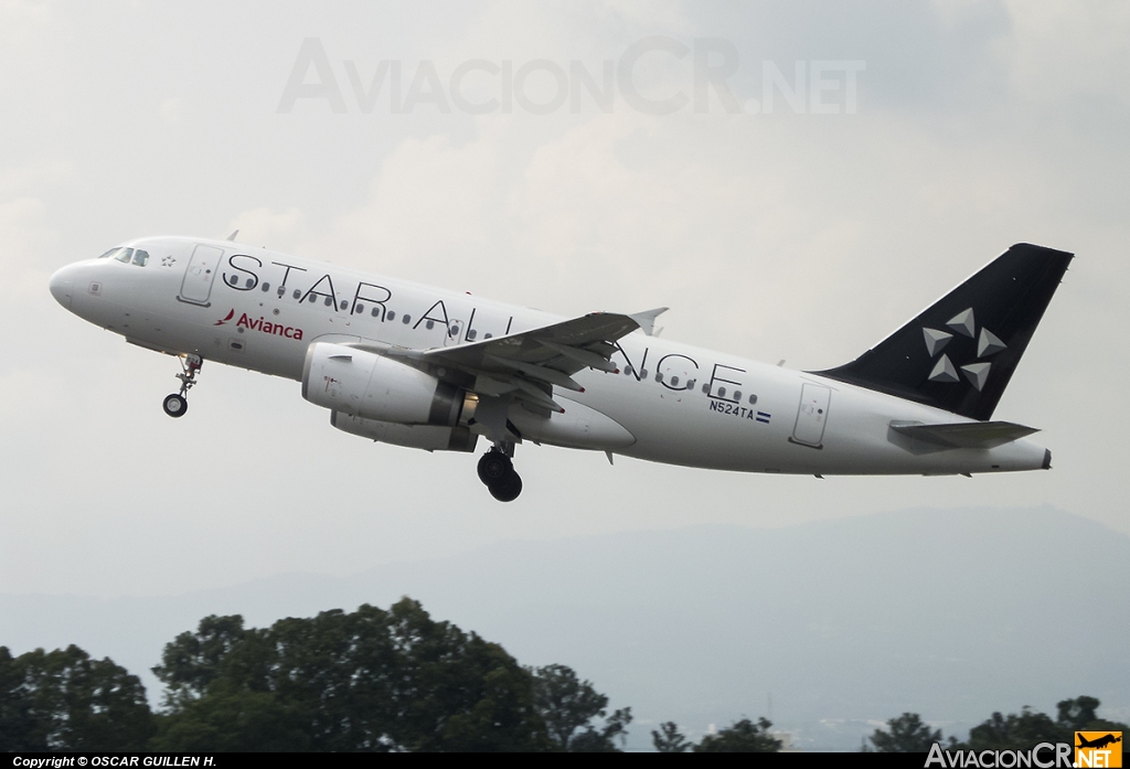 N524TA - Airbus A319-132 - Avianca