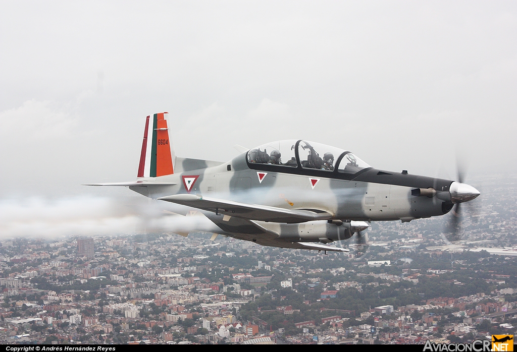 6604 - Beechcraft T-6C Texan II - Fuerza Aerea Mexicana FAM