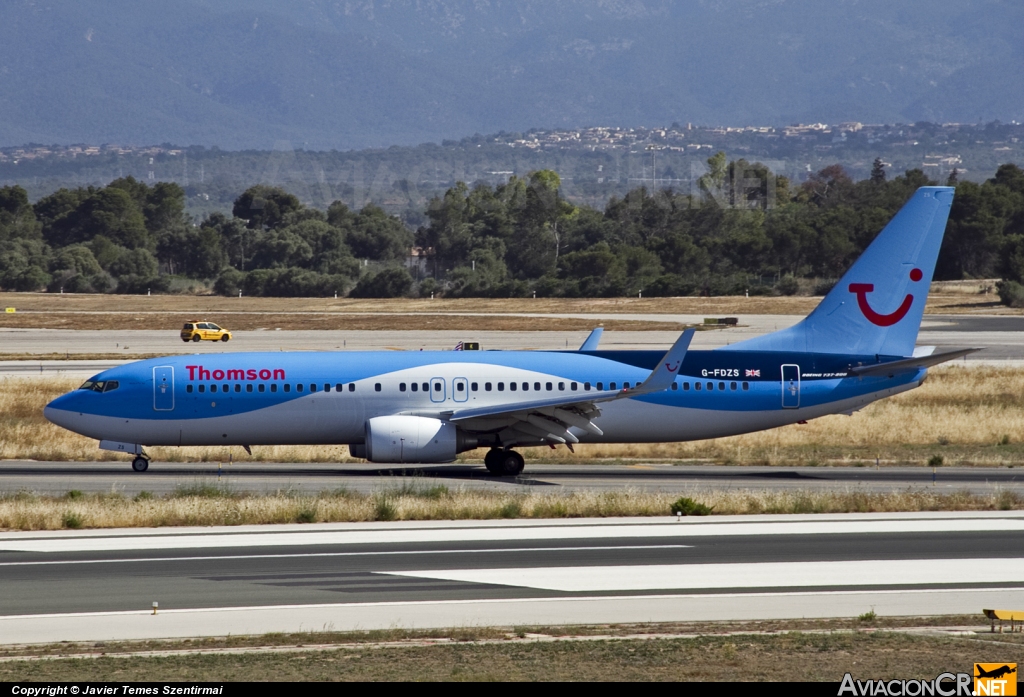 G-FDZS - Boeing 737-8K5 - Thomsonfly