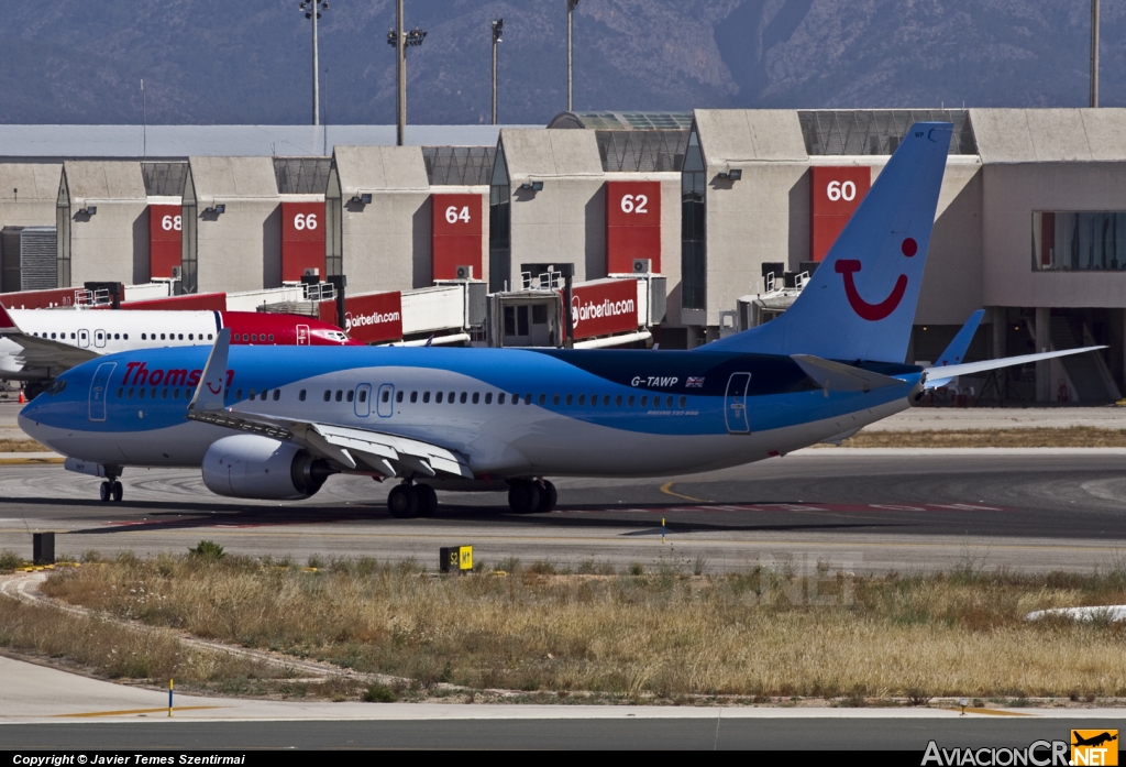 G-TAWP - Boeing 737-8K5 - Thomson Airways