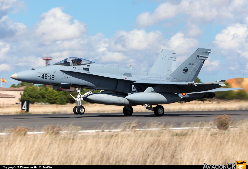 C.15-84 - McDonnell Douglas F/A-18A Hornet - Ejército del Aire Español