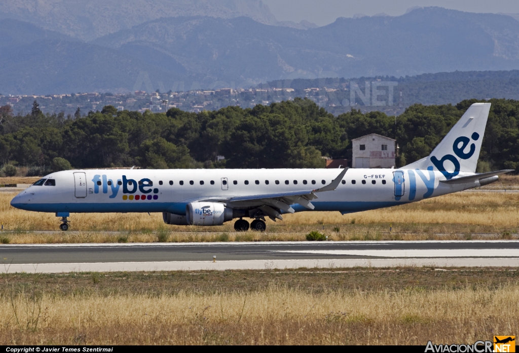 G-FBEF - Embraer ERJ-190-200 LR 195 LR - Flybe