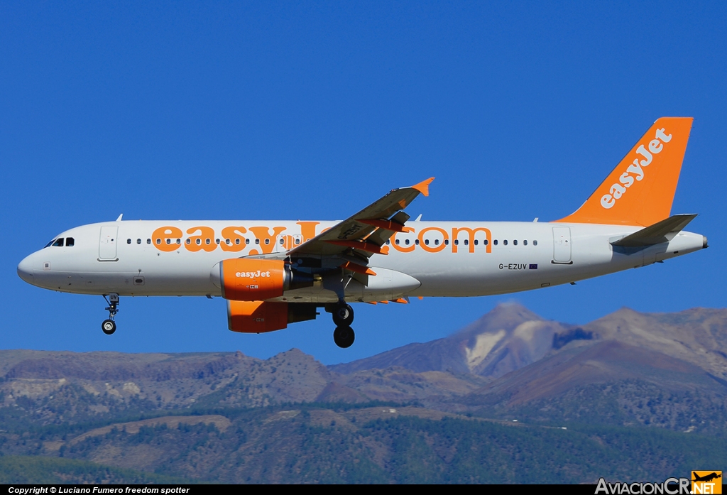 G-EZUV - Airbus A320-214 - EasyJet