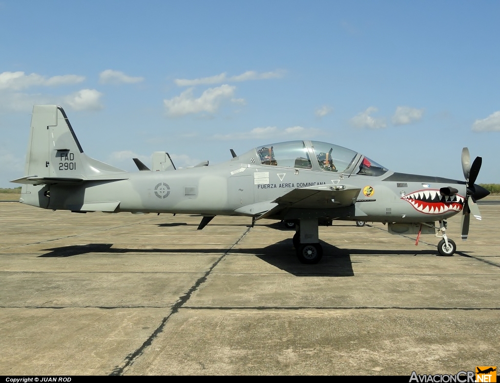 FAD-2901 - Embraer A-29B Super Tucano - Fuerza Aerea Dominicana