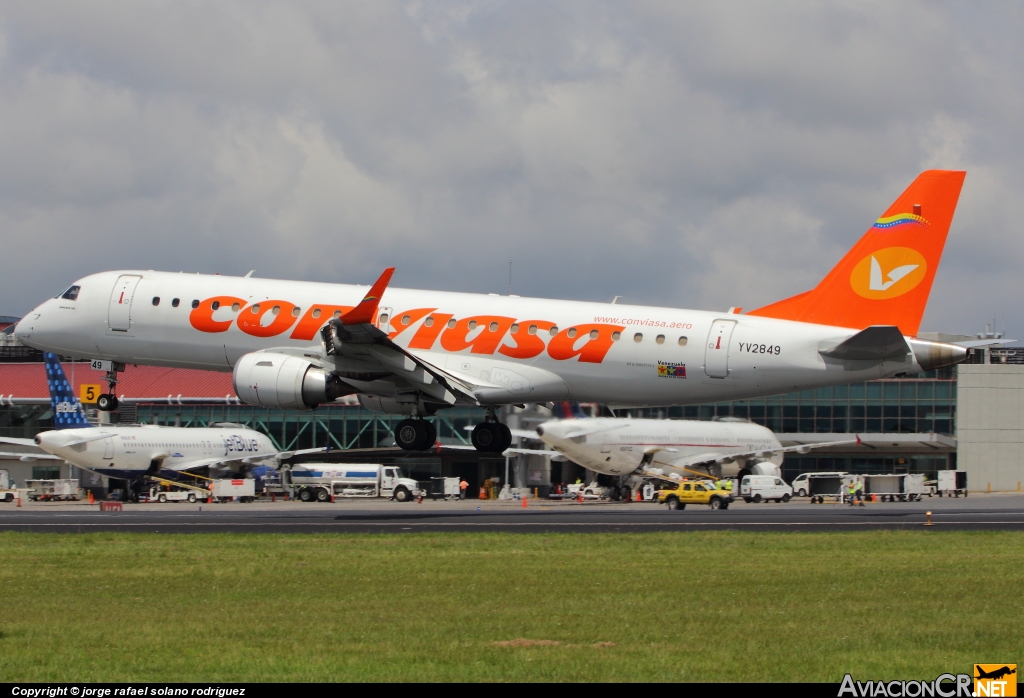 YV2849 - Embraer ERJ-190-100AR - Conviasa