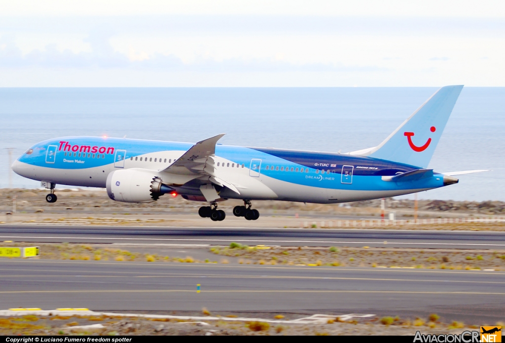 G-TUIC - Boeing 787-8 Dreamliner - Thomson Airways