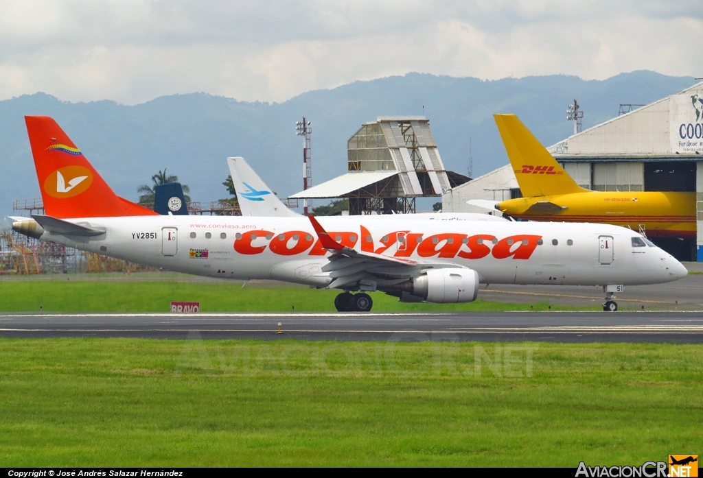 YV2851 - Embraer ERJ-190 - Conviasa