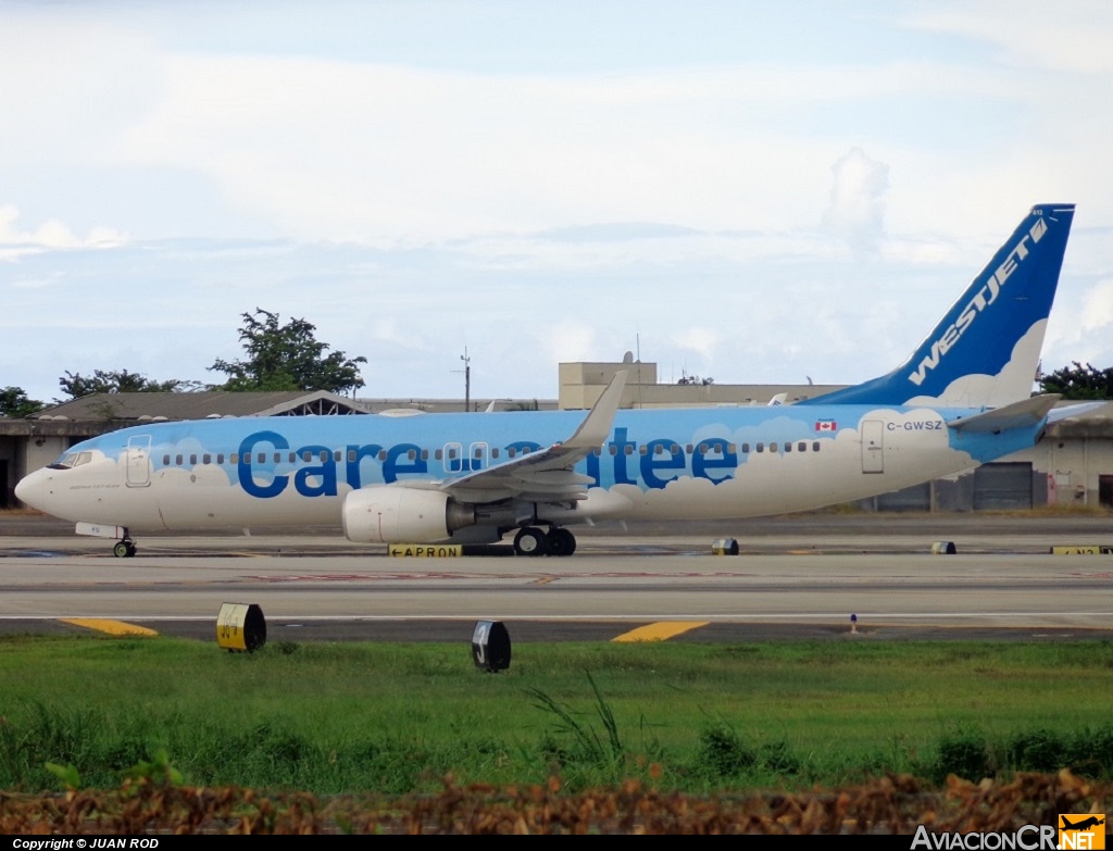 C-GWSZ - Boeing 737-8CT - WestJet Airlines
