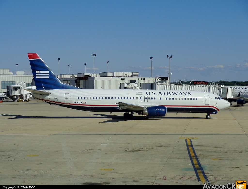 N427US - Boeing 737-4B7 - US Airways