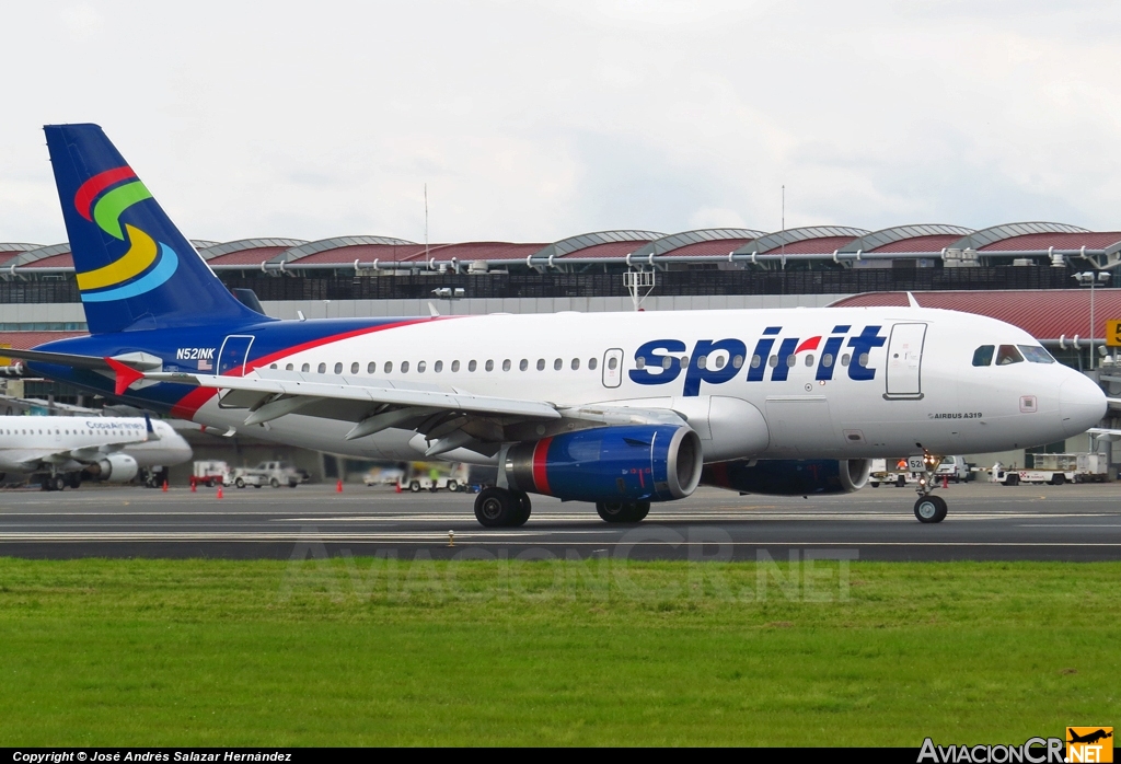 N521NK - Airbus A319-132 - Spirit Airlines