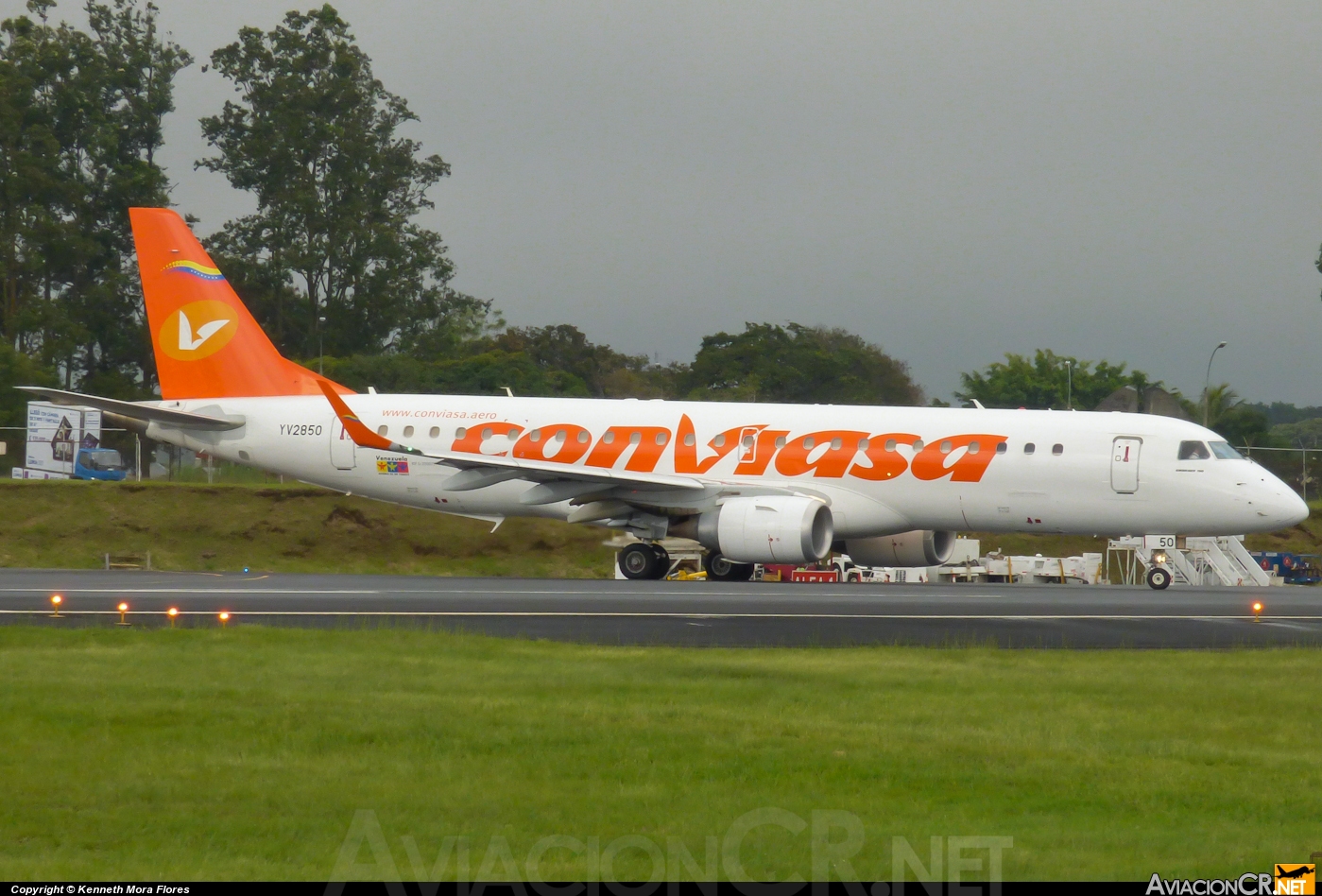 YV2850 - Embraer ERJ-190-100AR - Conviasa