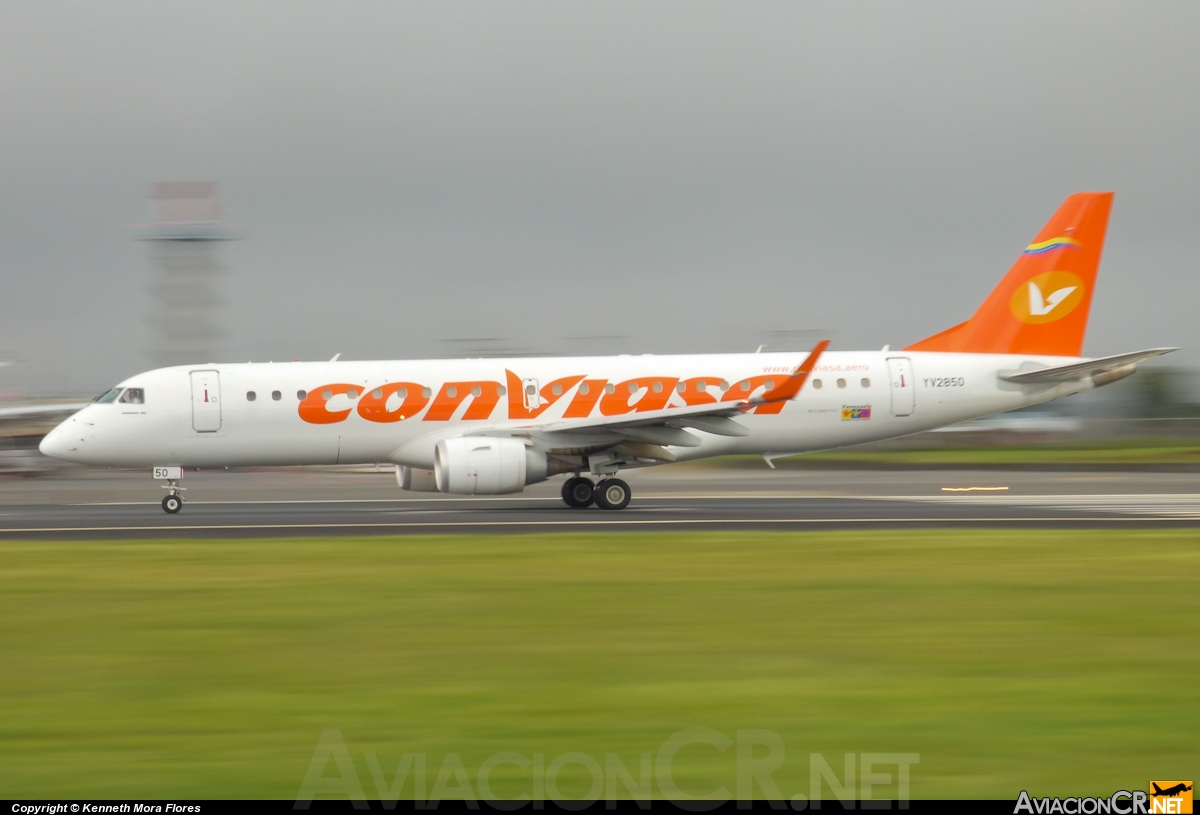 YV2850 - Embraer ERJ-190-100AR - Conviasa