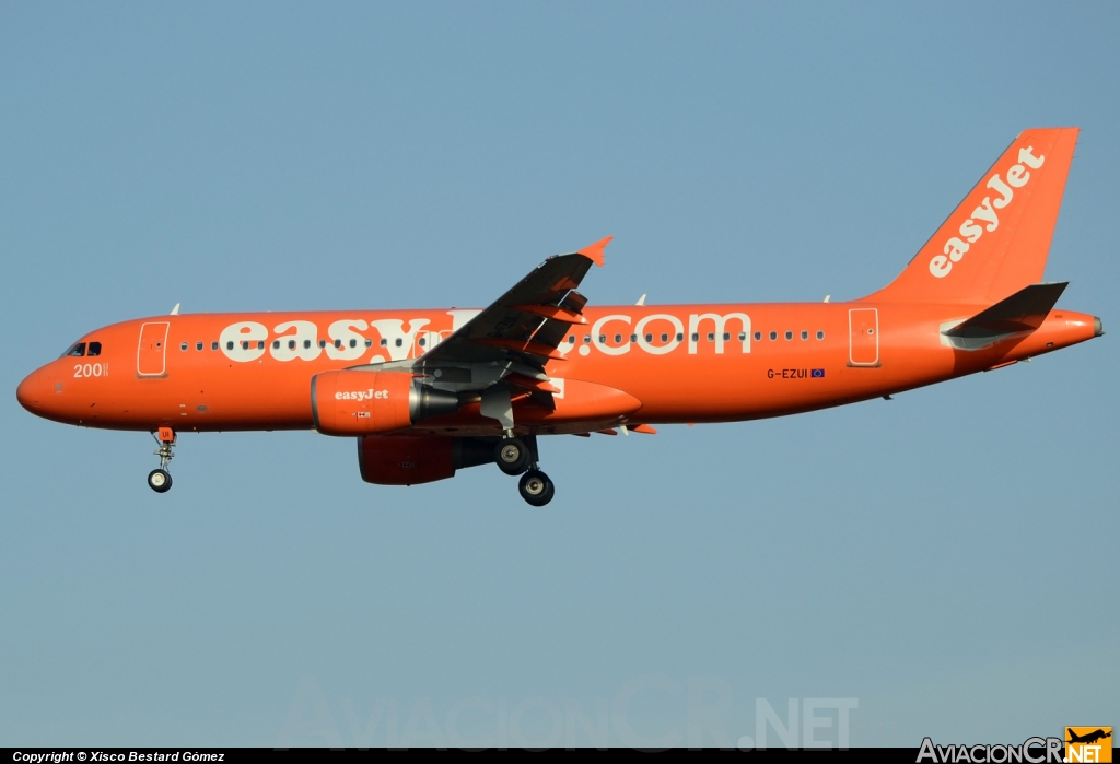 G-EZUI - Airbus A320-214 - EasyJet Airline