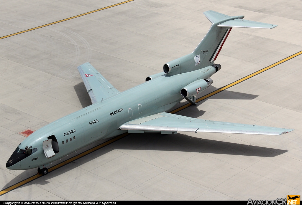 3504 - Boeing 727-14(F) - Fuerza Aerea Mexicana FAM