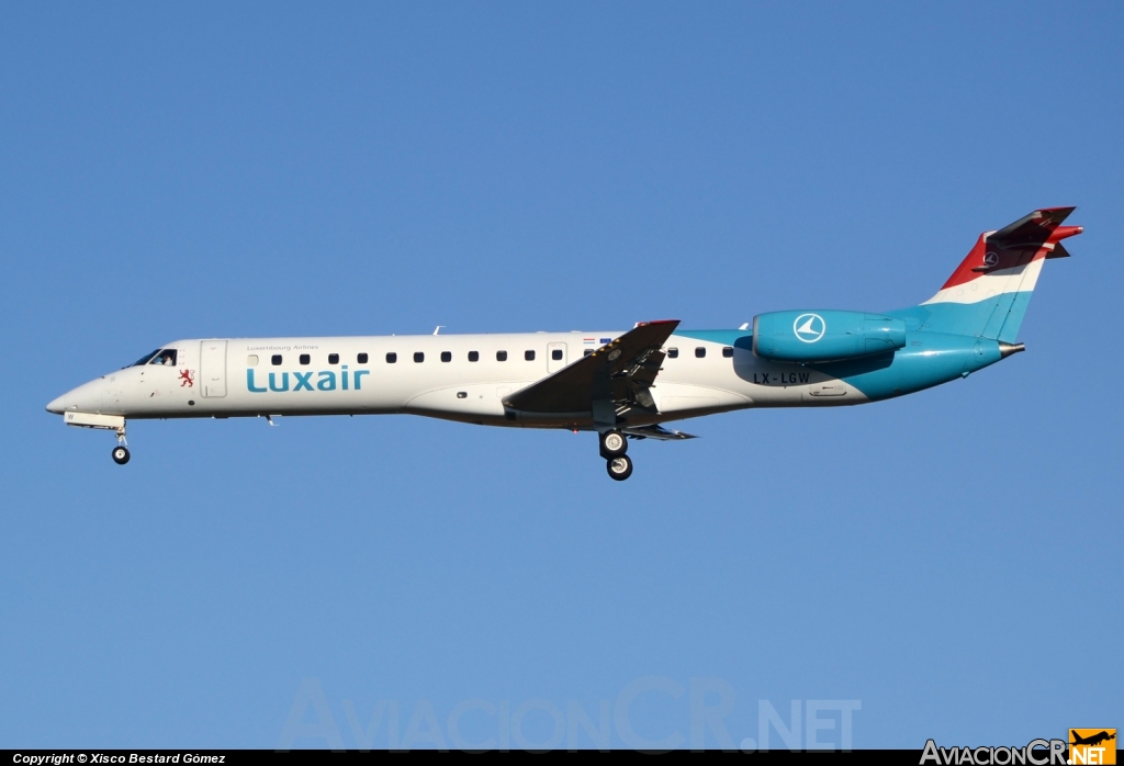 LX-LGW - Embraer EMB-145LU (ERJ-145LU) - LUXAIR