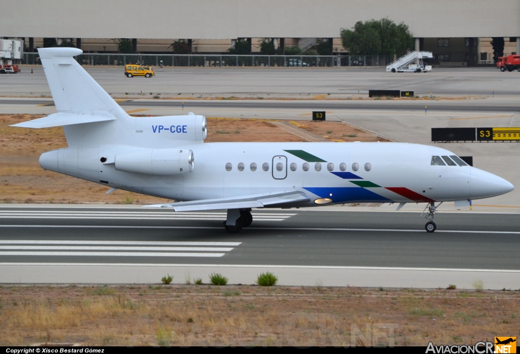 VP-CGE - Dassault Falcon 900EX - Volkswagen Air Service