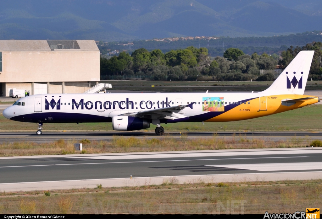 G-OZBS - Airbus A321-231 - Monarch Airlines