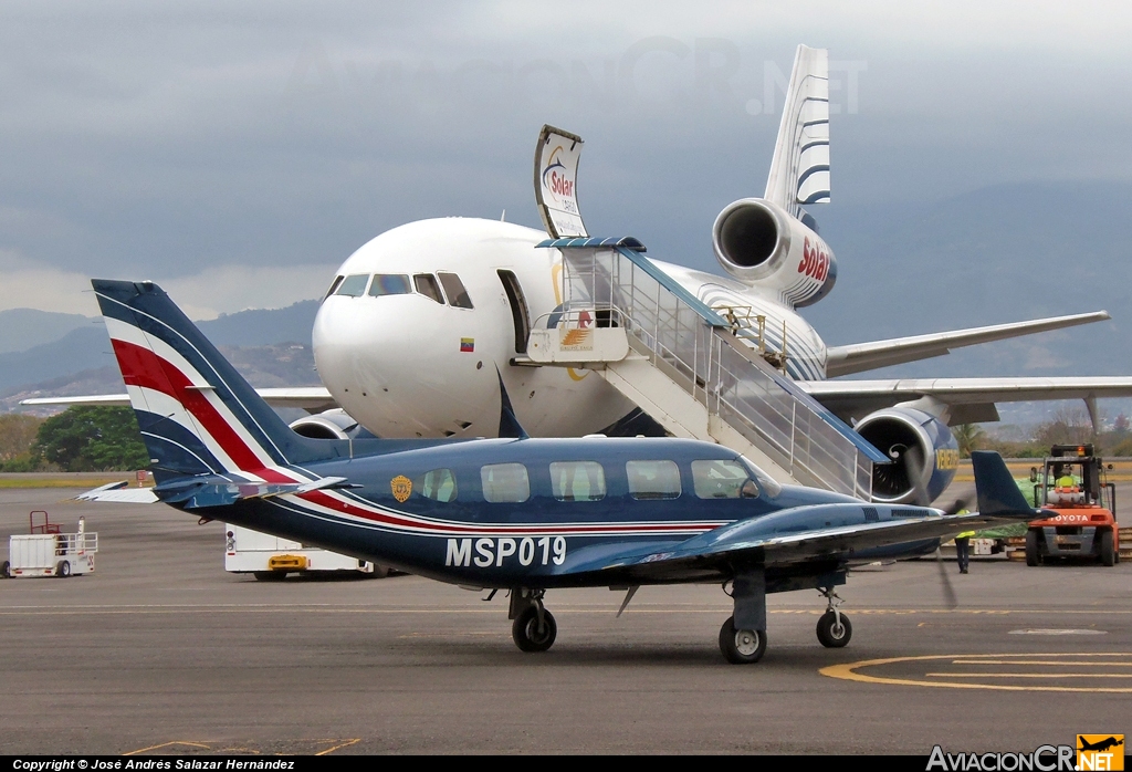 MSP019 - Piper PA-31-350 Navajo Panther - Ministerio de Seguridad Pública - Costa Rica