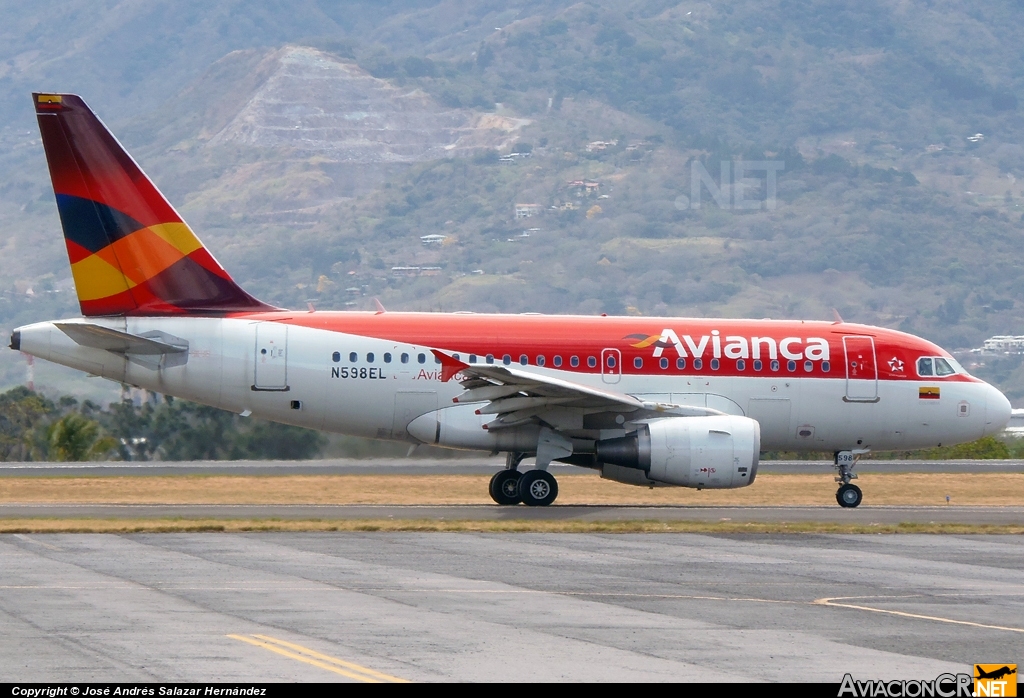 N598EL - Airbus A318-111 - Avianca