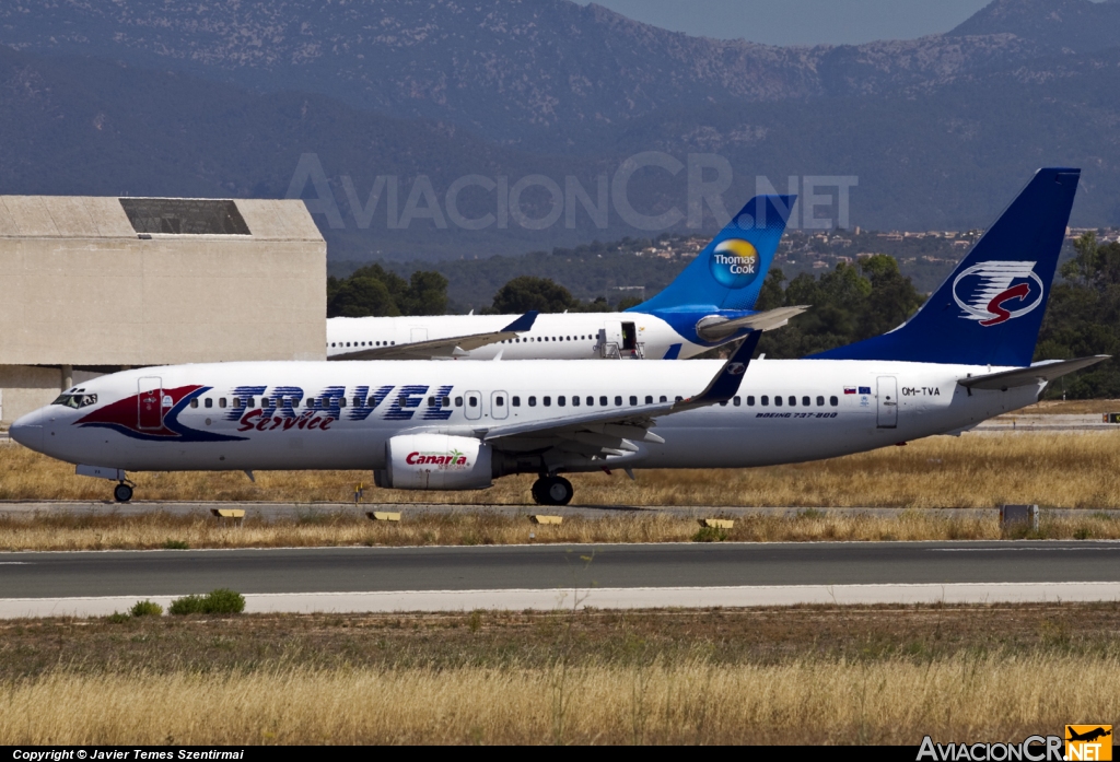 OM-TVA - Boeing 737-86N - Travel Service