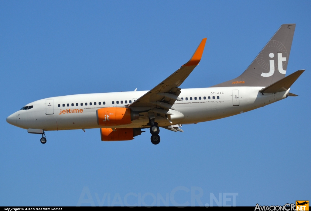 OY-JTZ - Boeing 737-73S - Jettime