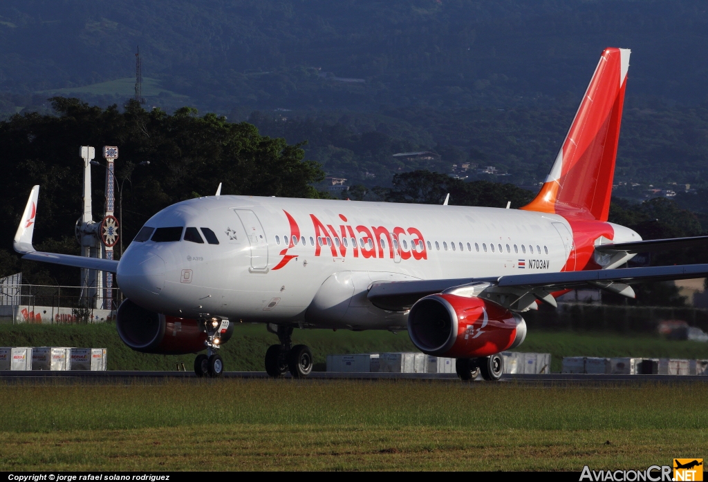 N703AV - Airbus A319-132 - Avianca