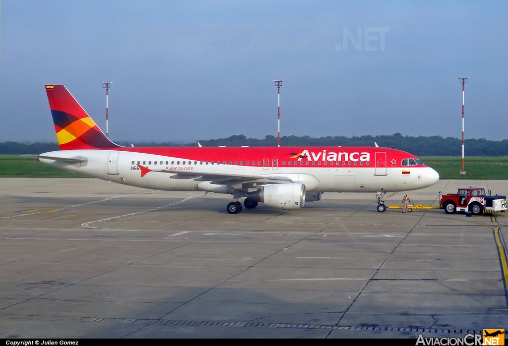 N664AV - Airbus A320-232 - Avianca