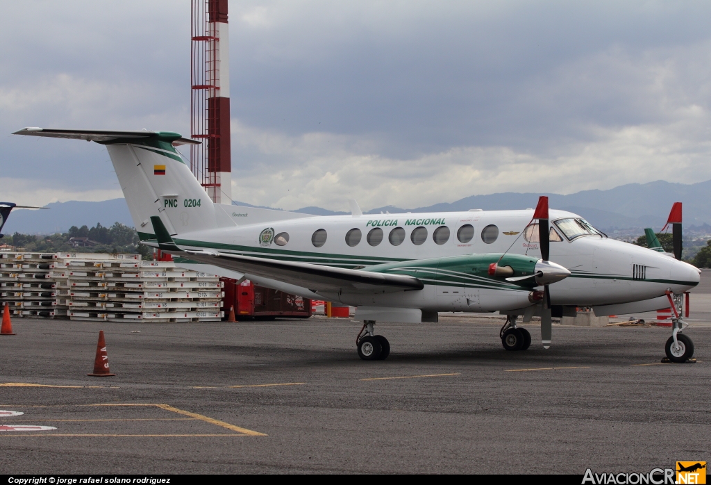 PNC-0204 - Beechcraft Super King Air B200 - Policia Nacional de Colombia