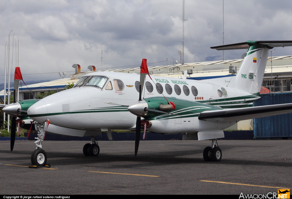 PNC-0204 - Beechcraft Super King Air B200 - Policia Nacional de Colombia